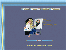 Tablet Screenshot of houseofdolls.com